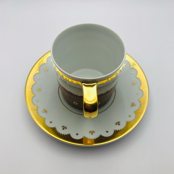 BVLGARI Other Bvlgari Doeci Deco Espreso Cup Saucer In 24k Poshmark